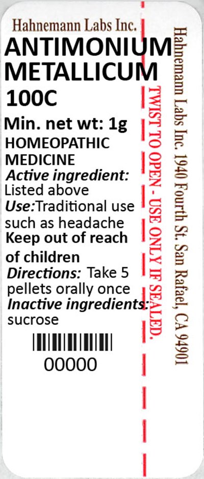 Antimonium Metallicum 100C 1g - Antimonium Metallicum 100C 1g